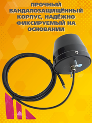 Сотовая антенна 3G4G1800900МГц всенаправленная антивандальная врезная Триада-2696 SOTAantenna.ru