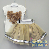 Костюм (бусинки, сетка)