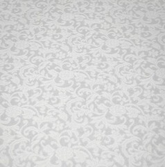 Костюмная ткань жаккард 210 гр/м2, 47% хлопок, 50% п/э, 3% эл, 150 см, белый