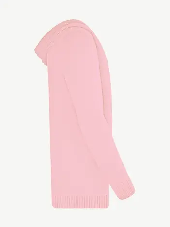 Кардиган с капюшоном из шелка