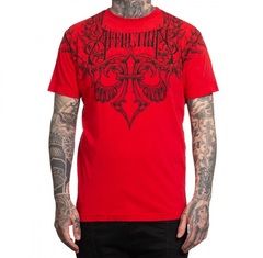 Футболка муж. Affliction VERTIBRATE RED