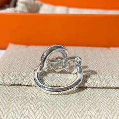 16732 -Кольцо FARANDOL из не родированного серебра с замком тогл