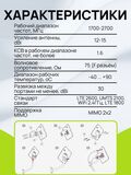 Антенна ET-Link 1700/2700 уличная широкополосная 3G/4G MIMO антенна для усиления интернет сигнала (F разъемы, усиление 2*15 дБ),белая.
