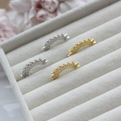 Швензы Солнечные лучи 22*2 мм с английским замком, позолота, Ш119