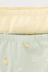 трусы/ уп  для девочки  К 1968-2уп/солнечный свет,морская пена,гусята