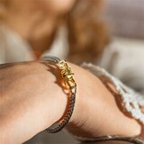 Замок "Счастливый узел" позолота