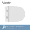 Aqueduto AQDS116T AQD комплект: TECNICA Novo Система инсталляции для подвесного унитаза, QUADRADO Панель смыва, белый глянцевый, CONE Tornado S Унитаз подвесной 480*360 безободковый, Tornado, сиденье с микролифтом, белый глянцевый