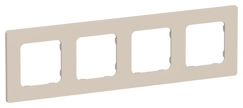 FLITE Рамка 4-мест. РУ-4-К-ФлЛ льн. IEK