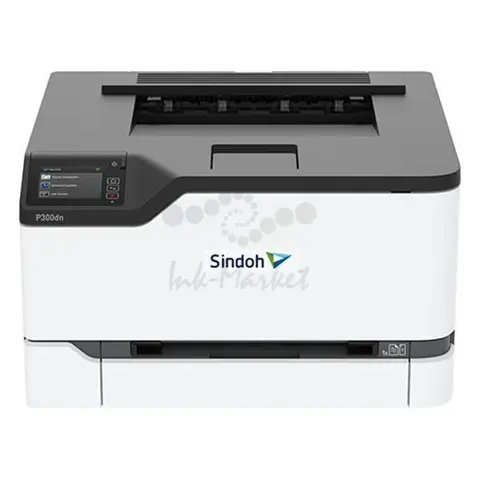 Принтер Sindoh P300dn ЦВЕТ А4. 24 стр/мин, 2400x600 dpi. CPU 1ГГц, 2 Ядра, 512 МБ, Ethernet, Wi-Fi, стартовые тонер-картриджи на 1500 отп. ч/б и цвет.