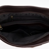 Сумка Саломея 485 эко-замша кофе