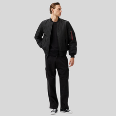 Бомбер Alpha Industries MA-1 Reversible Onion Quilted Black (Черный)