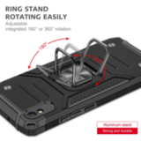 Противоударный чехол Strong Armour Case с кольцом для Xiaomi Redmi 9A (Черный)