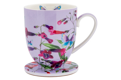 Кружка с подставкой 400мл Maxwell&Williams Пенстемоны