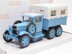 GAZ-AAA Karakum Desert test motor race blue 1:43 Nash Avtoprom