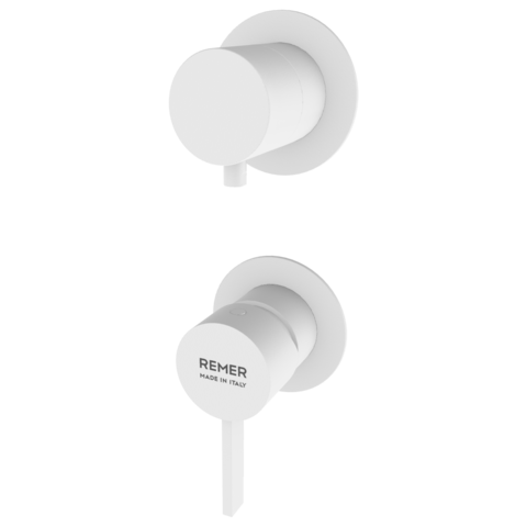 Remer MC92PWBBO Смеситель для душа Remer Metrica MC92PWBBO, белый матовый