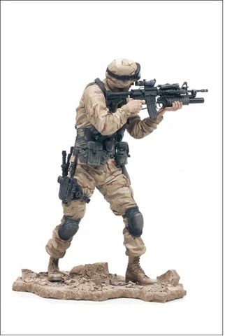 Милитари фигурка Пустынный пехотинец Армии США