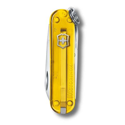 Нож-брелок Victorinox Classic SD Transparent Colors, Tuscan Sun (0.6223.T81G)