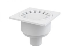 Трап 50 вертикальный решетка-пластик (150х150)  11382/STY-50B