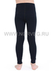 Комплект термобелья из шерсти мериноса Norveg Soft Blue Melange-Black детский