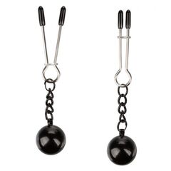 Утяжеленные зажимы-прищепки для сосков Nipple Grips Weighted Tweezer Nipple Clamps - 