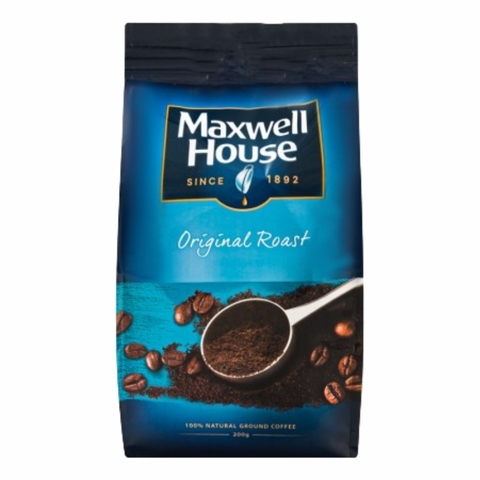 Кофе MAXWELL HOUSE Натуральный жареный молотый 200 г РОССИЯ