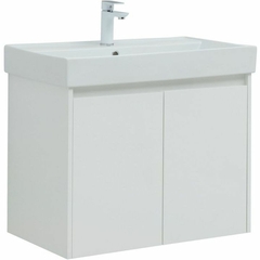 Aquanet 302526 Тумба с раковиной Nova Lite 75 2 дв. цв. бел. глянец (302526) фото