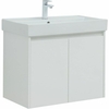 Aquanet 302526 Тумба с раковиной Nova Lite 75 2 дв. цв. бел. глянец (302526)