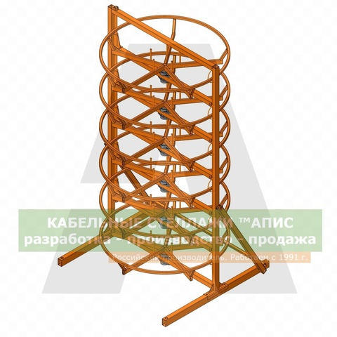 Стеллаж разборный для рукавов высокого давления СРВД-6 (™АПИС)