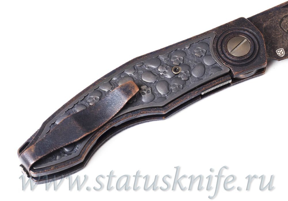 Нож Makosha One-Off Skull (Макоша, Veksha 2.0, M390, титан)