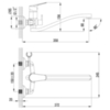 Lemark Partner LM6553C Смеситель для ванны универсальный Хром