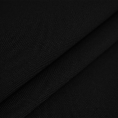 Ткань костюмная Габардин Белый лебедь, 270 гр/м.п., 150 см, чёрный