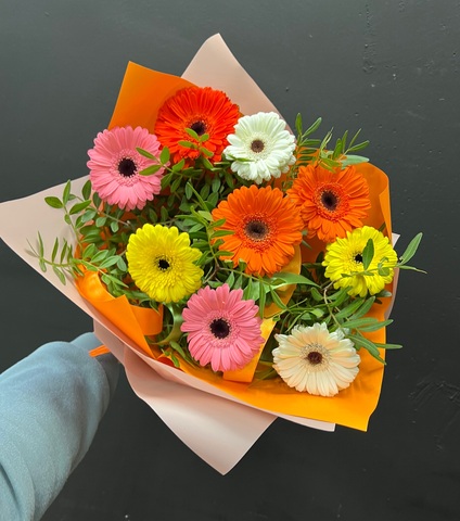 Букет мини Герберы