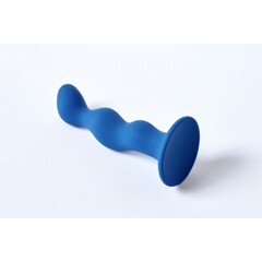 Анальная пробка Terra кобальт (12*2,5)