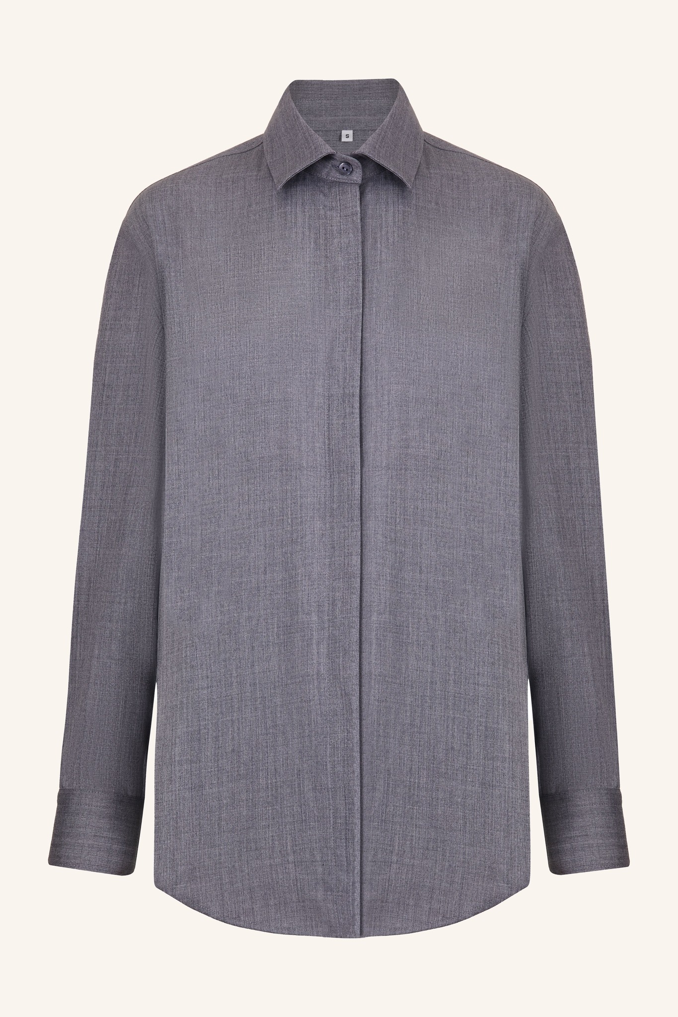 Рубашка Хельсинки серая шерсть – купить за 7 300 ₽ | CLASSY brand