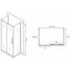 Abber Schwarzer Diamant AG30100MH-S85M-S85M Душевой уголок, 100x85x195