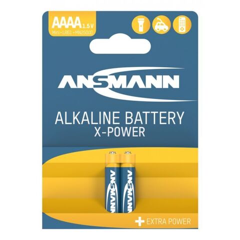 Батарейка X-POWER АААА/ANSMANN 1.5V - 2шт