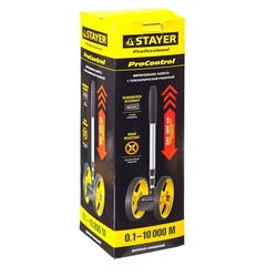 STAYER ProControl 0.1 - 9999 м, измерительное колесо (курвиметр), Professional (34191)