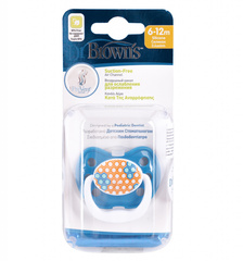 Пустышка PreVent КЛАССИК, 6-12 месяцев, с крышкой, для мальчиков (стандарт)