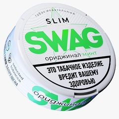 Жевательный табак Swag Black Slim - Оригинальный Мята