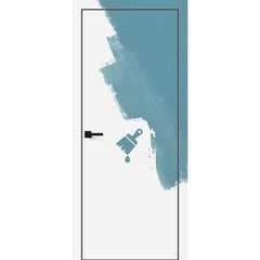 Купить Скрытая дверь Bravo Invisible Al Black с внешним открыванием