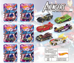 Машинка ХВ Мстители, 6 видов, цена за шт.