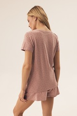 Пижама женская с шортами ESOTIQ 42405 RENYA/39X | Пыльная роза