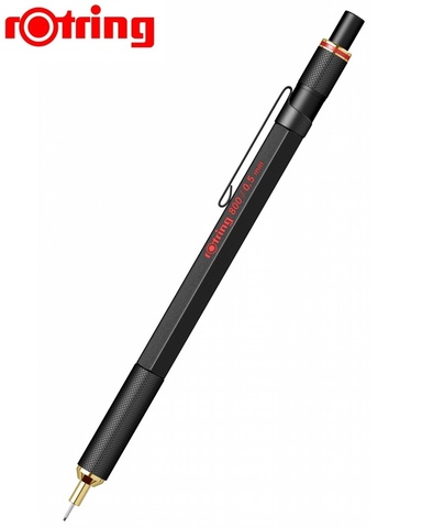 Карандаш механический Rotring 800 Matte Black, 0.5 mm  (1904447)