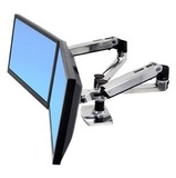 Ergotron LX Двойное настольное крепление (один уровень), белый