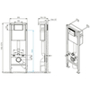 Cersanit 64578 Комплект STREET FUSION Vortex DPL EO slim инсталляция VECTOR кнопка TWINS пластик хром глянец