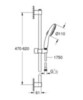 Grohe 27644003 Набор для душа Tempesta 110, 3 режима струи, 8.4 л/мин, хром