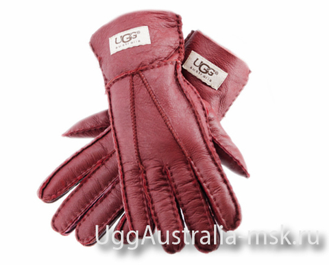 UGG Women's Glove Metallic Red