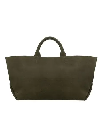 Тоут из замши Weekender bag «Khaki»