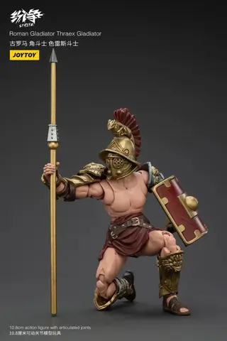 Фигурка Гладиатор Фракиец масштаб 1/18 Roman Gladiator JoyToy