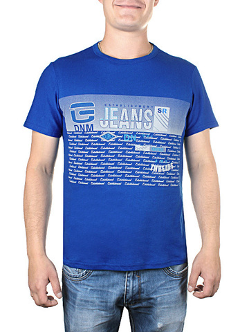17611-3 футболка мужская, синяя